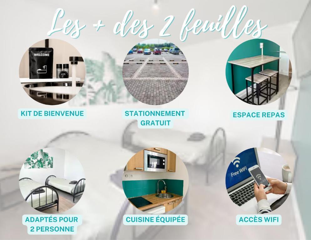 Dalikyda - Le 2 Feuilles - 2 Lits - wifi - cuisine - 2