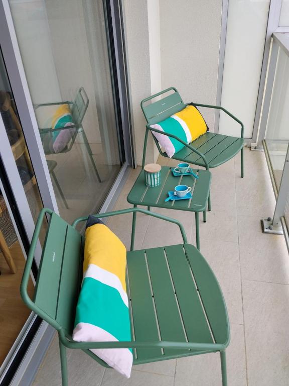 Studio vue sur mer 1ère ligne - 5
