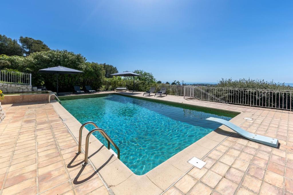Panorama des Anges - Villa familiale vue mer, piscine, bassin enfant - 3