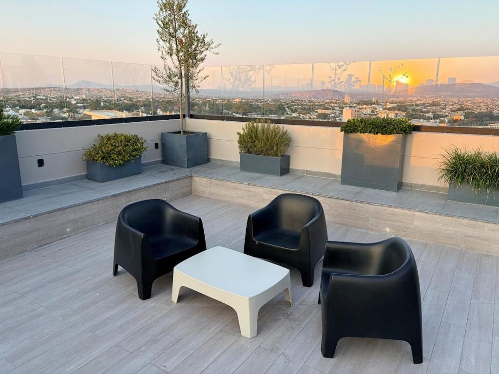 Apt with terrace, Andares, Providencia, Chapu - 3