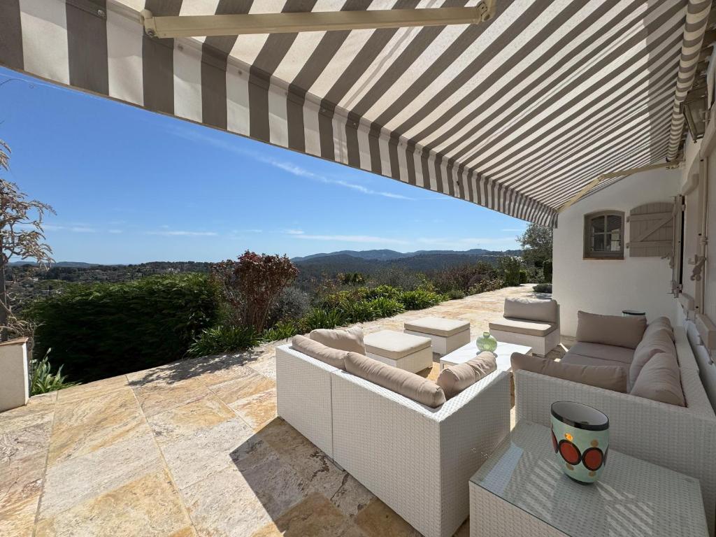 Villa luxe Grasse avec piscine privée 12x5, vue panoramique, proche Cannes - 5