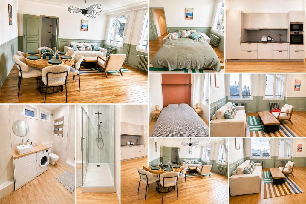 Quiet and bright apartment, Paris 17, medium-term stays, thirty nights or more - 1