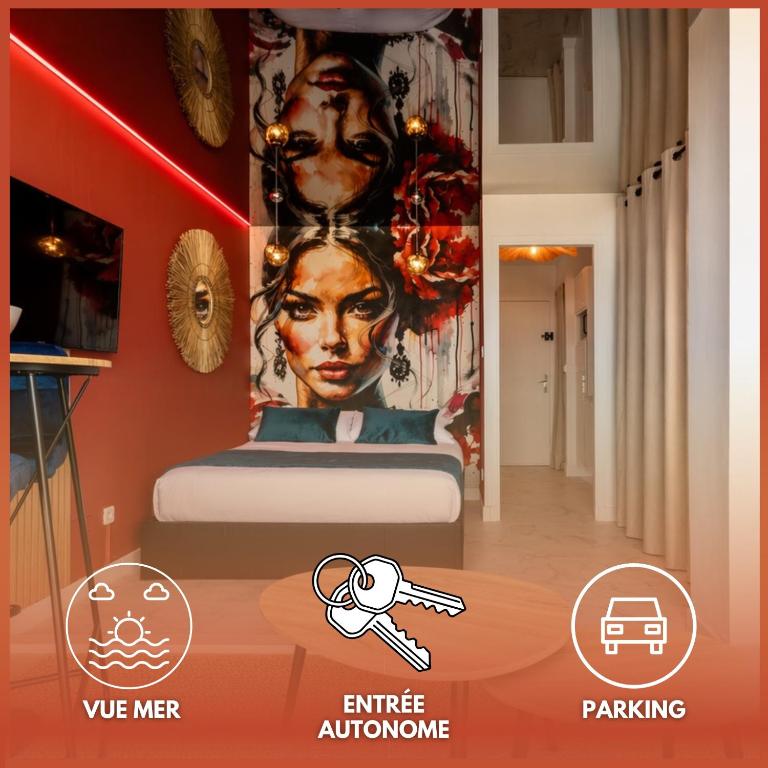 Cap Paradize - Vue Mer - Heliopolis - Parking - Climatisation - Village Naturiste - 1