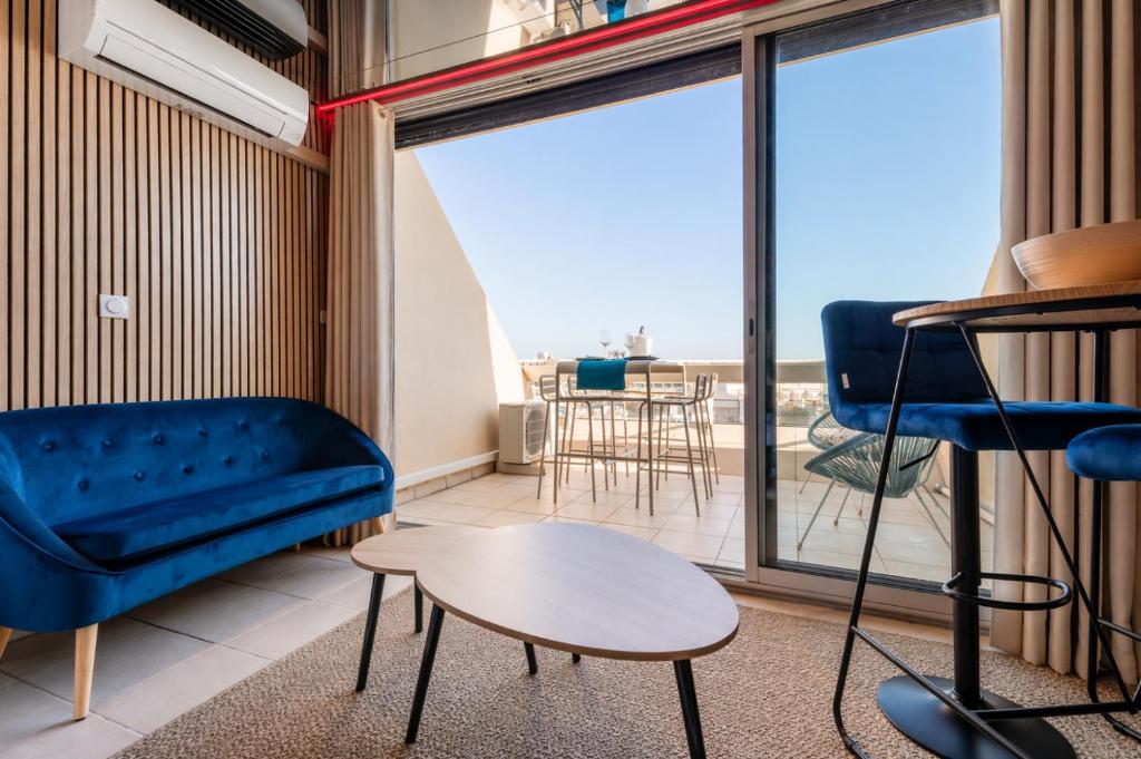 Cap Paradize - Vue Mer - Heliopolis - Parking - Climatisation - Village Naturiste - 5