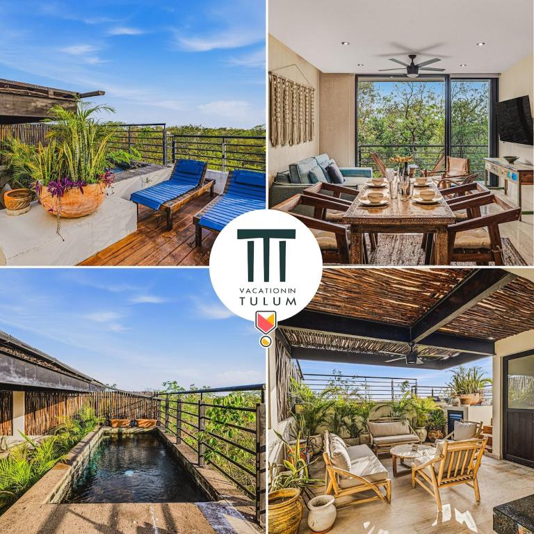Serene 3BR Penthouse w Private Pool | Roof | Gym - 1