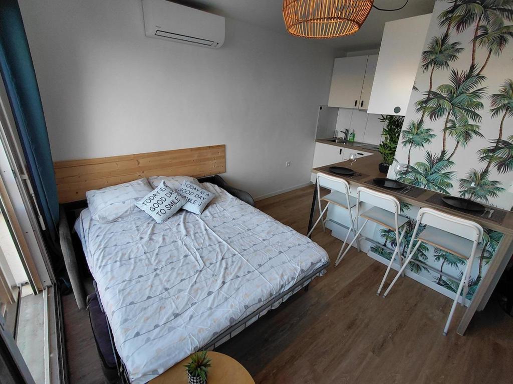 Palavas Bel Appartement rénové 4 personnes avec clim Les Palmiers - 4