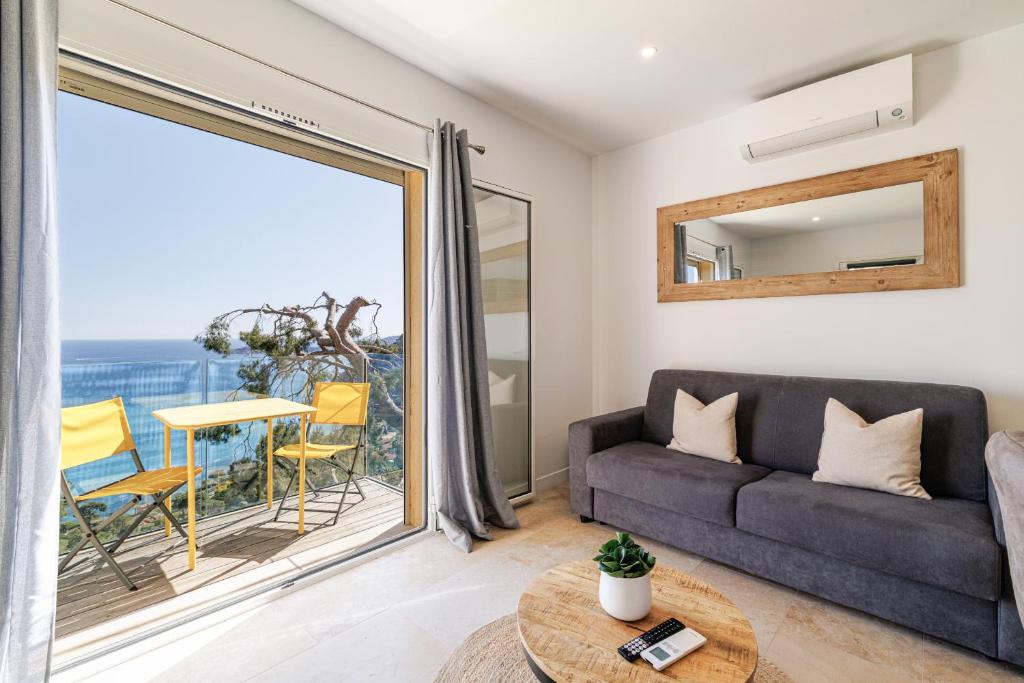 LES CITRONS D EZE 2P - Vue mer spectaculaire - Terrasse et balcon - Climatisation - 4