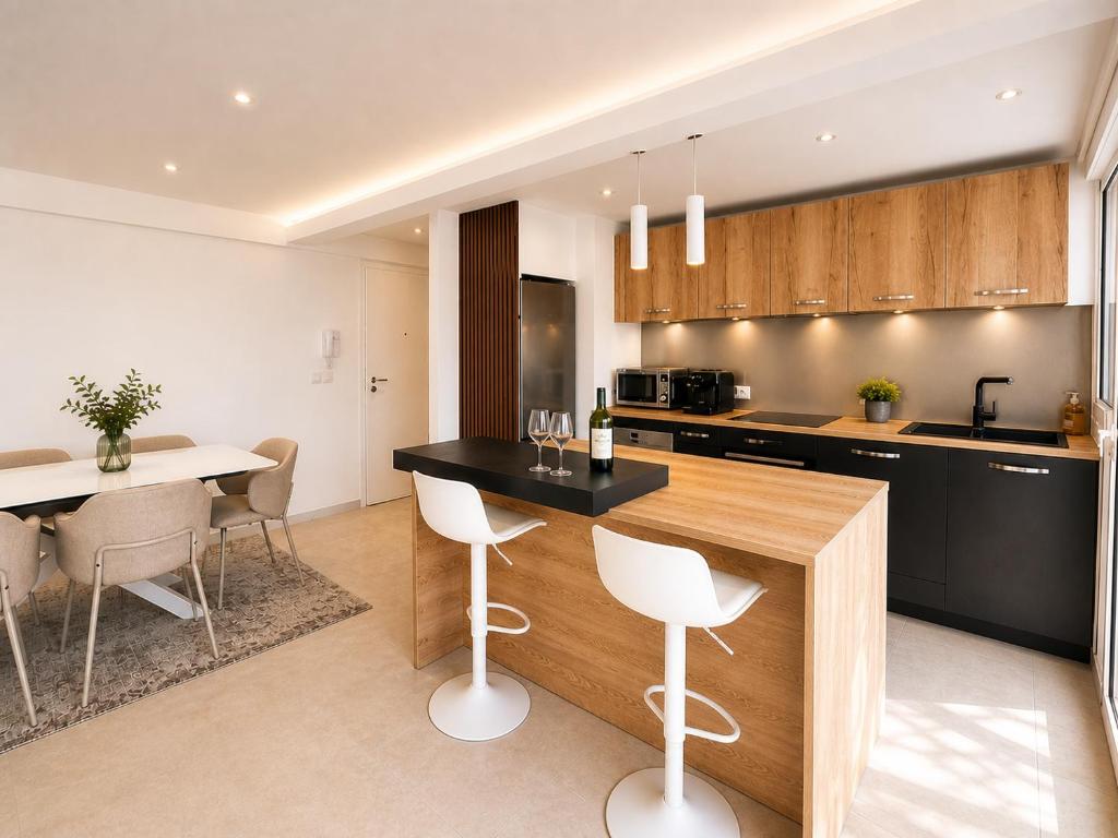 Cannes centre 80m2 - terrasse - parking gratuit - 4