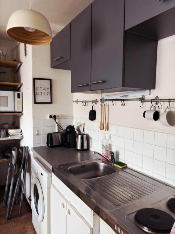 Spacious Studio Paris La villette-Metro - 5