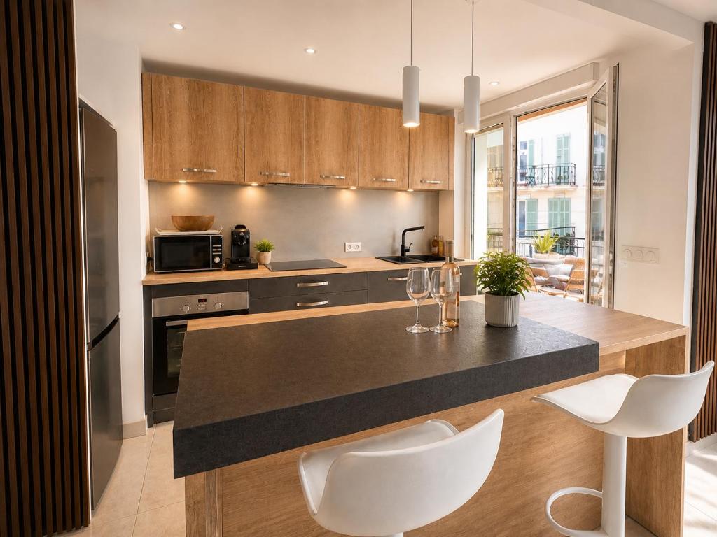Cannes centre 80m2 - terrasse - parking gratuit - 5