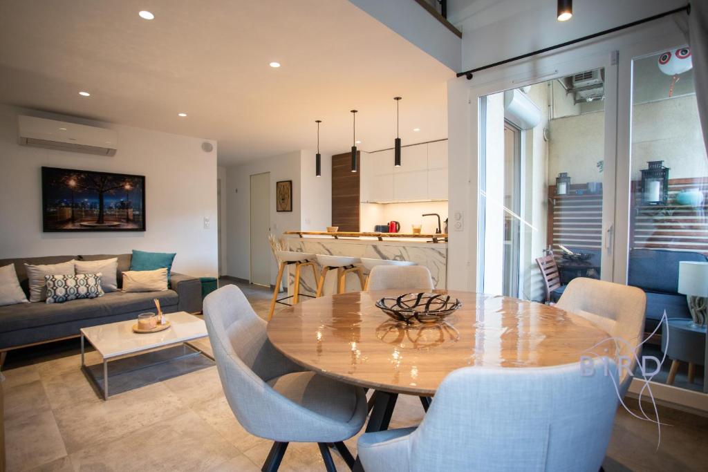 Duplex contemporain en bord de mer AC parking - 4