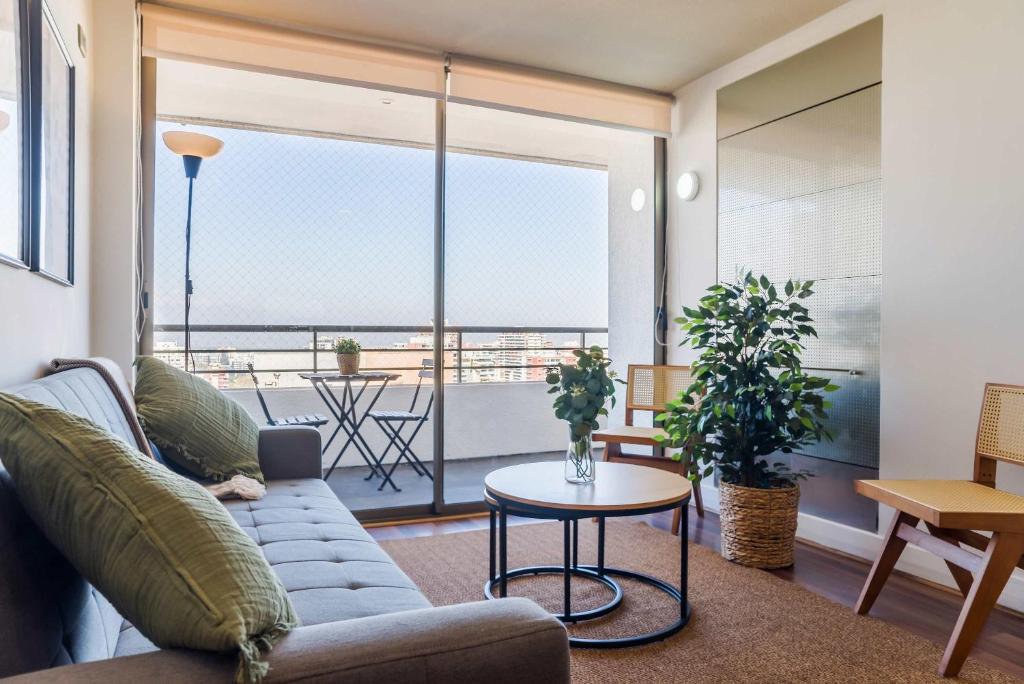 Apt in Las Condes with Pool and Private Balcony - 2