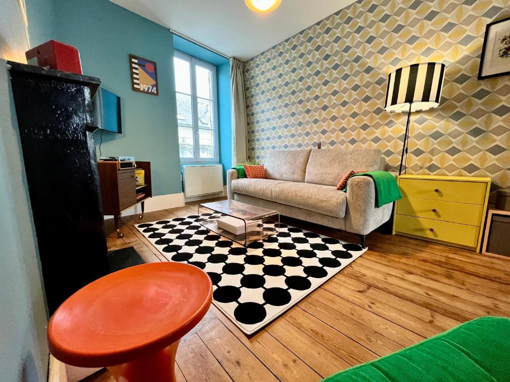 L appart Pop, ambiance années 70, proche centre, 6 personnes - 3
