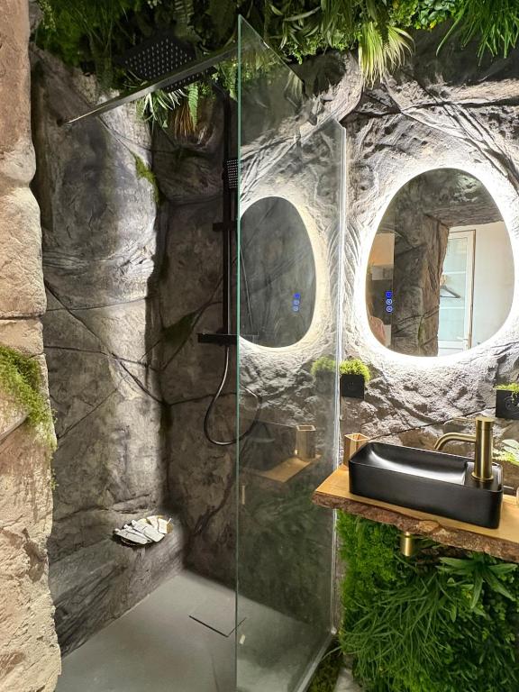 Studio Jungle atypique avec salle de bain grotte Cour privée Centre Nîmes - 2