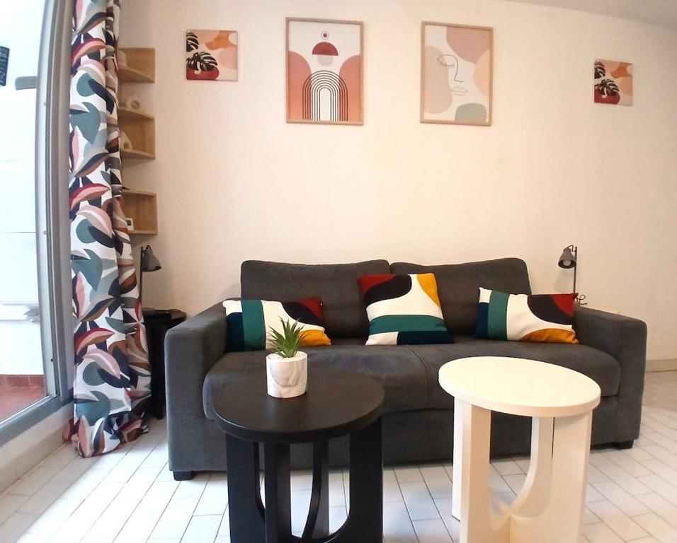Studio cosy avec piscines à 5 min de la plage - 1
