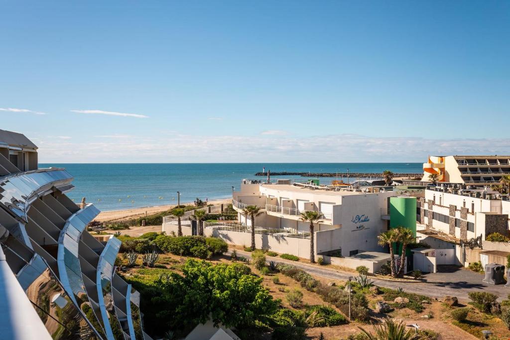 Meerblick-Studio mit Terrasse Résidence Héliopolis Naturistendorf - 2
