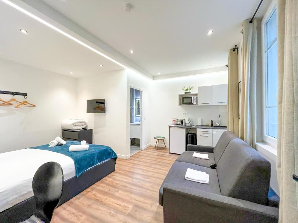 UrbanFlat 202 - Confortable Studio pour 4 au centre de Paris - 1