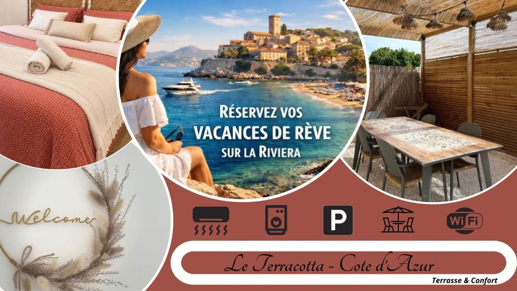 LE TERRACOTTA COTE D'AZUR - Proche PLAGE - Terrasse & Confort - CLIM - Parking et Wifi Gratuit- OFFRE SPECIALE - 1