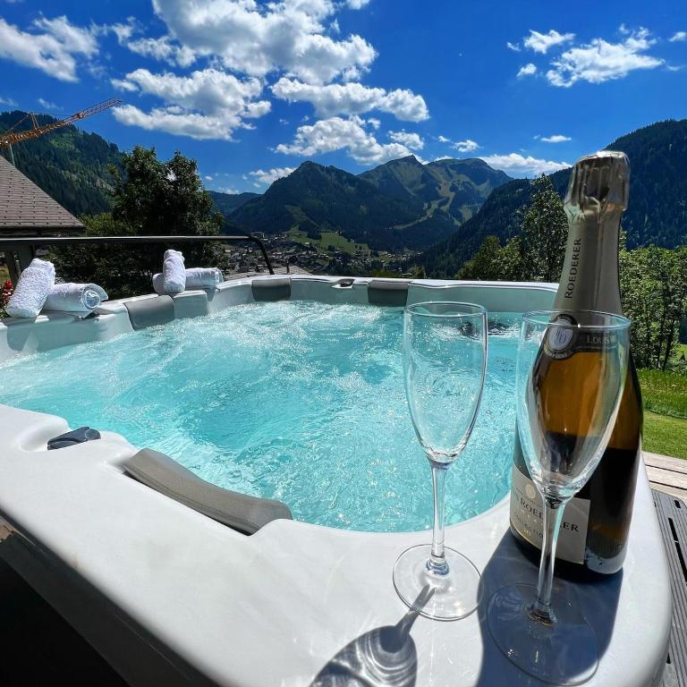 Chalet Familial Le Whymper 5 étoiles SPA Sauna Chatel - 4