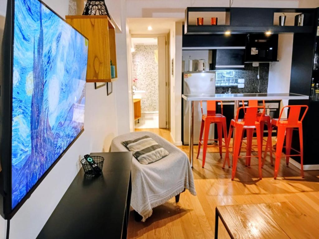 Estudio Moderno en Peña con Balcón y Pileta - 1