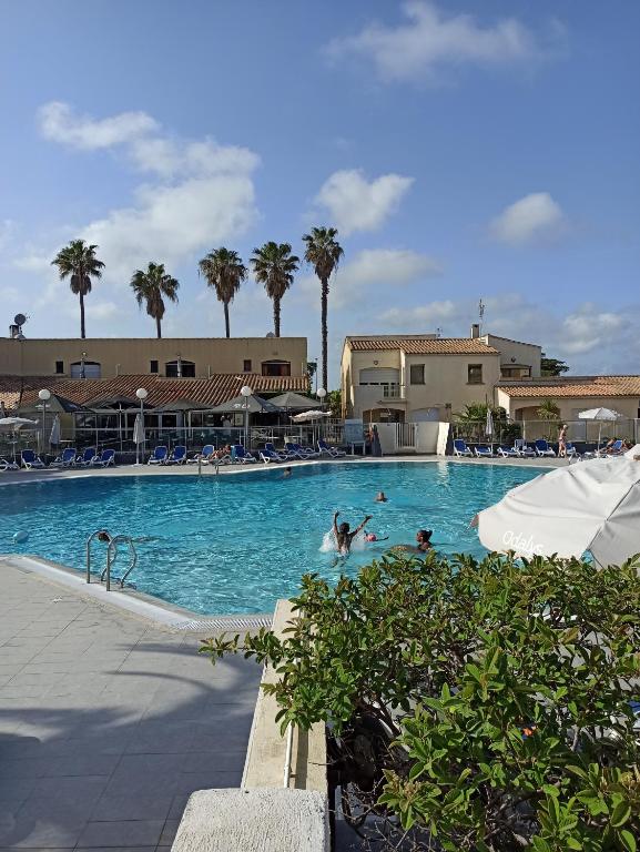 Appartement 1 chambre, piscine, terrasse entre port et plage - 1