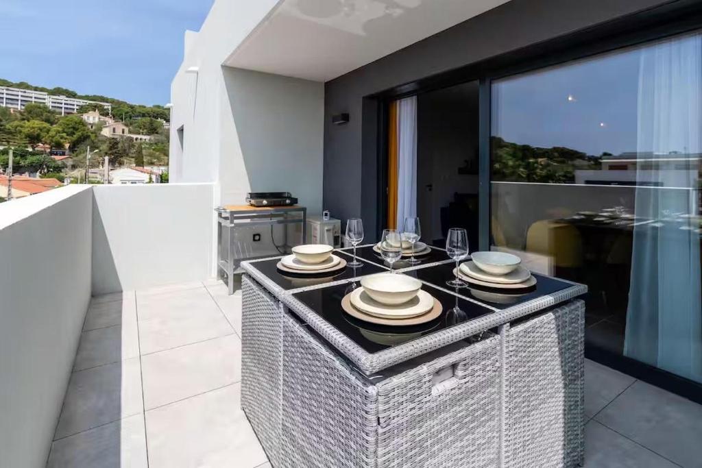 Appartement Sète Corniche proche plage - Terrasse, Parking, Clim, WiFi - 3