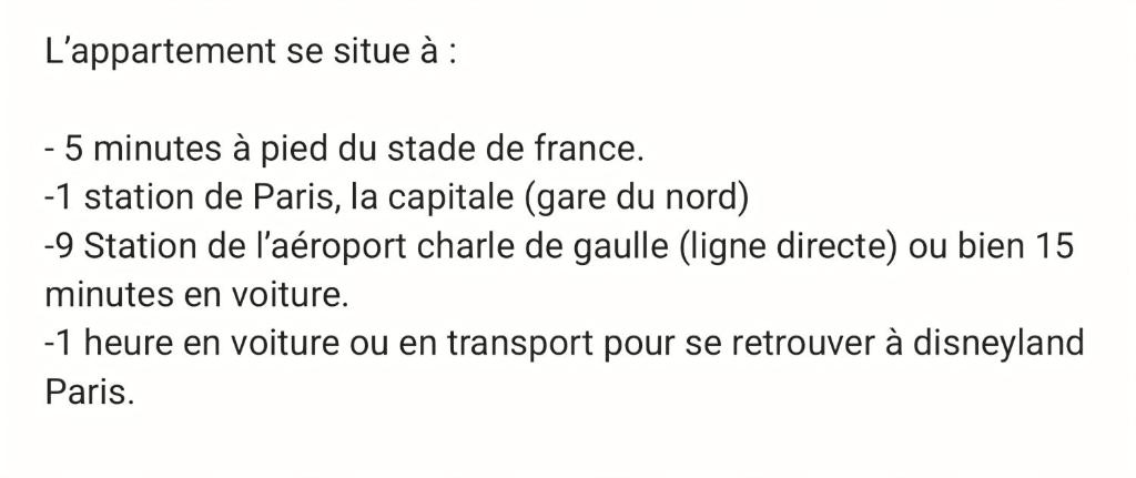 Magnifique appartement de 2 chambres proche du Stade de France et de Paris Vous y trouverez sécurité et confort - 2
