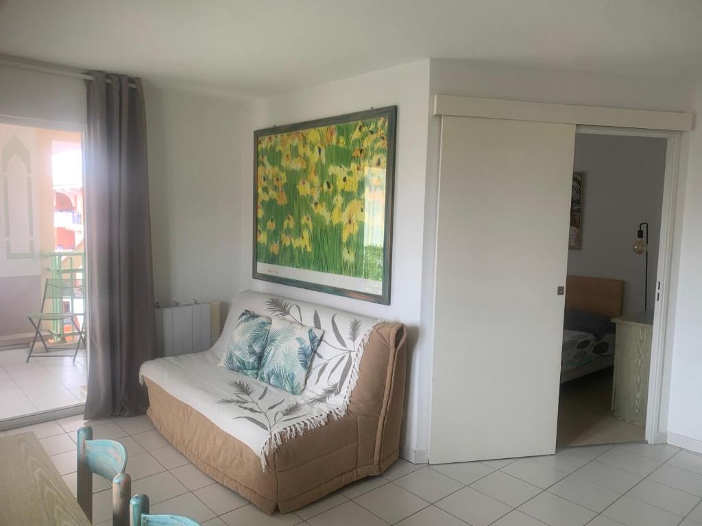 T2 Port-Fréjus Proximité de la plage Grand Garage Privé 34 M2 dernier étage - 5