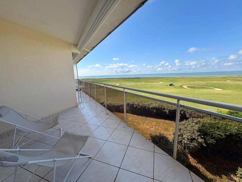Appartement cosy, vue mer et golf - 4 pers. - FR-1-323-617 - 2