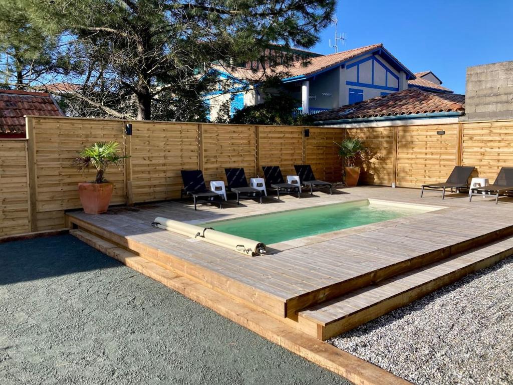 Villa 5 ch 10 personnes Loustau, Capbreton plage - 3