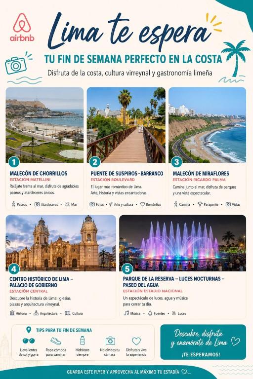 3erPiso Depa Juvenil ideal parejas hasta 5,Cerca Barranco, 2 Rooms - 4