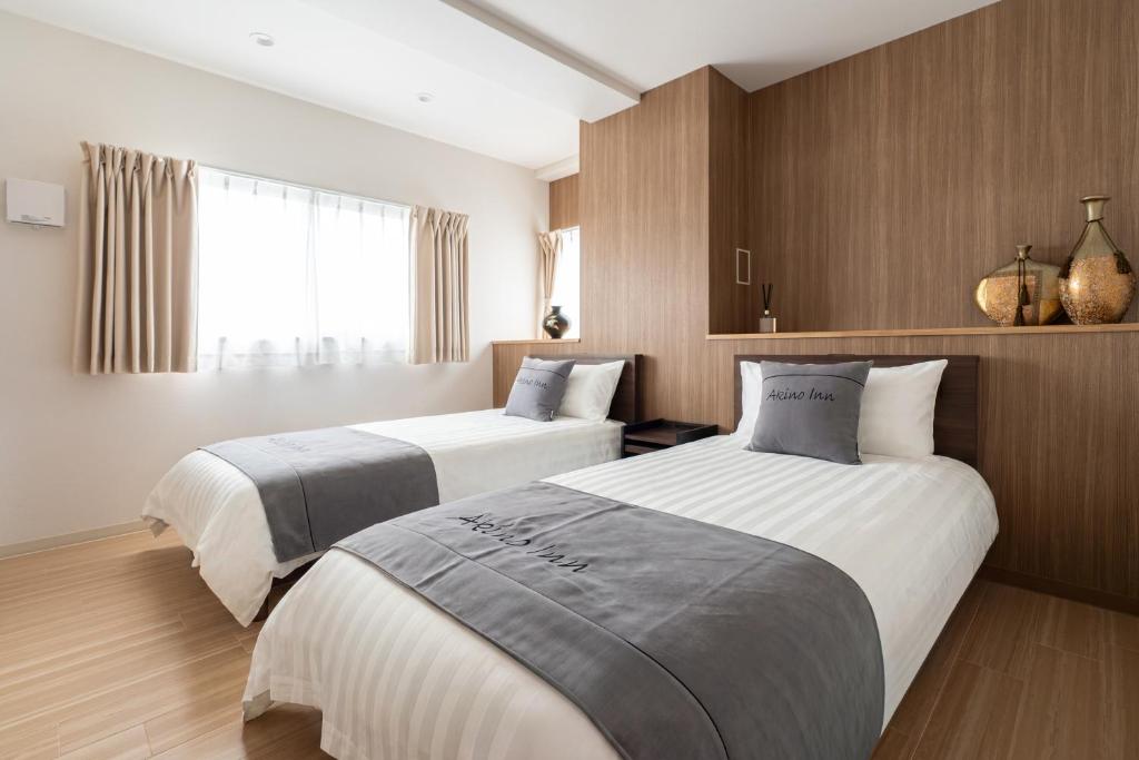 Akino Inn, New Apart ment Hotel, Japanese Style, 2BR with Large Balcony, Private Bath and Separate T
