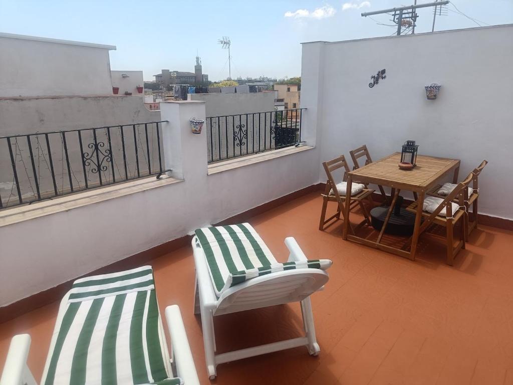 Terraza privada, cerca del centro, aire - 1