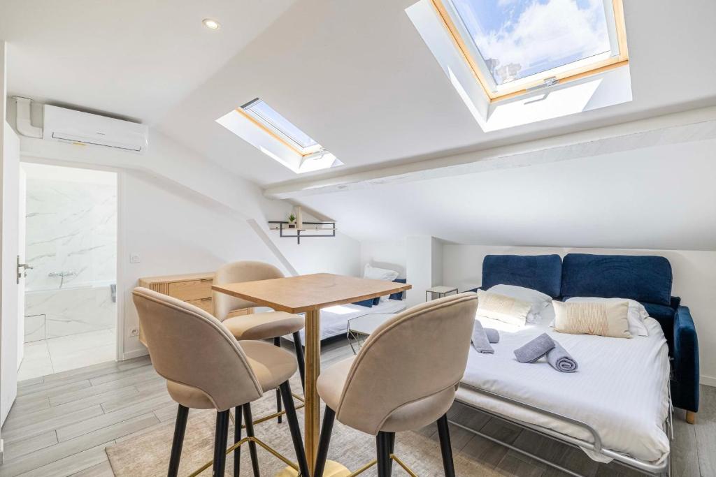 MIM 7 - Renovated studio for 3 people 7 min from Palais - 3
