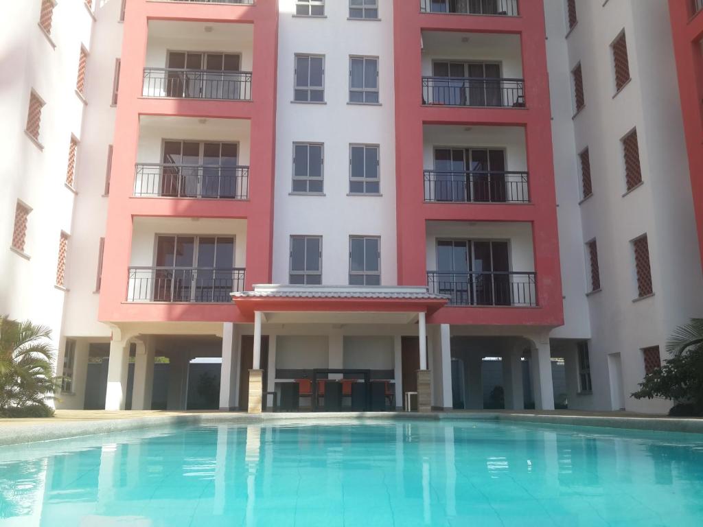 Exterior view, Shanzu Beach apartment with stunning Ocean view in Mombasa