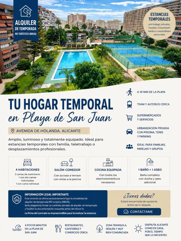 4BR Apt 10 min Walk to San Juan Beach - Pool & Terrace - 2