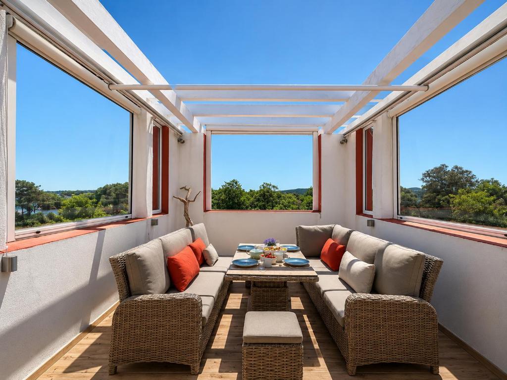 Panoramic sea view, rooftop, air conditioning, 2 bedrooms, parking - 1