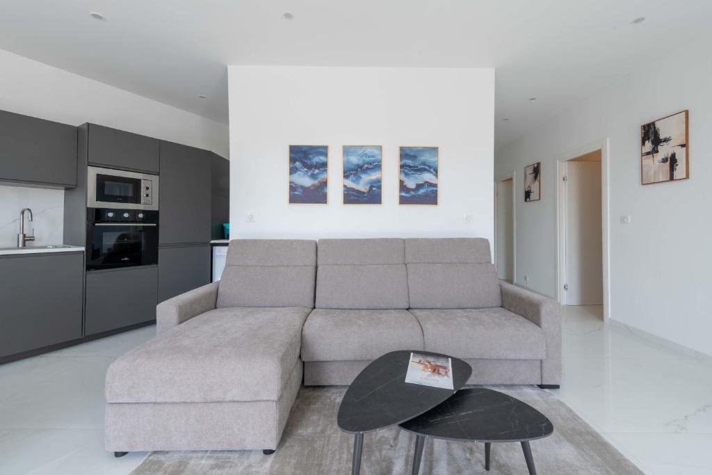 3-Br Apartment Top Floor South-Facing Balcony Central Cannes - 5