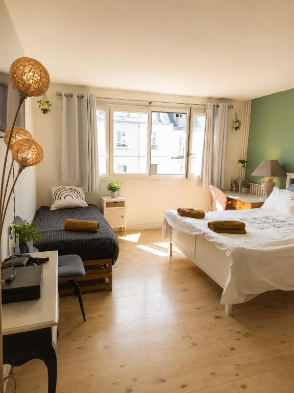 Spacious Studio Paris La villette-Metro - 2