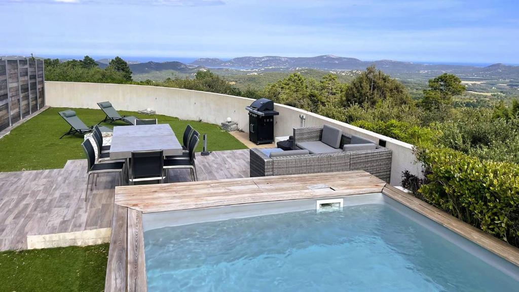 Appartement Pascialella, 7 pers, piscine chauffée, vue mer - 3