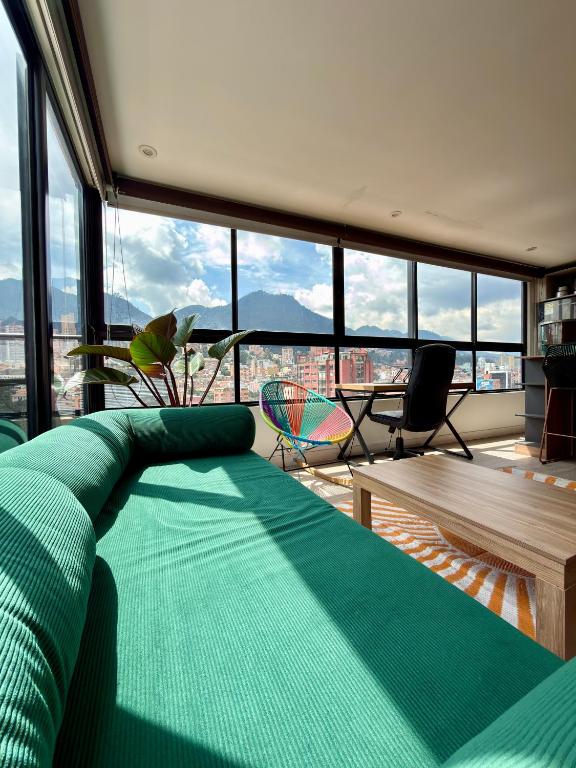 Loft & Terraza Vista Cerros Capitalinos Chapinero Central - 3