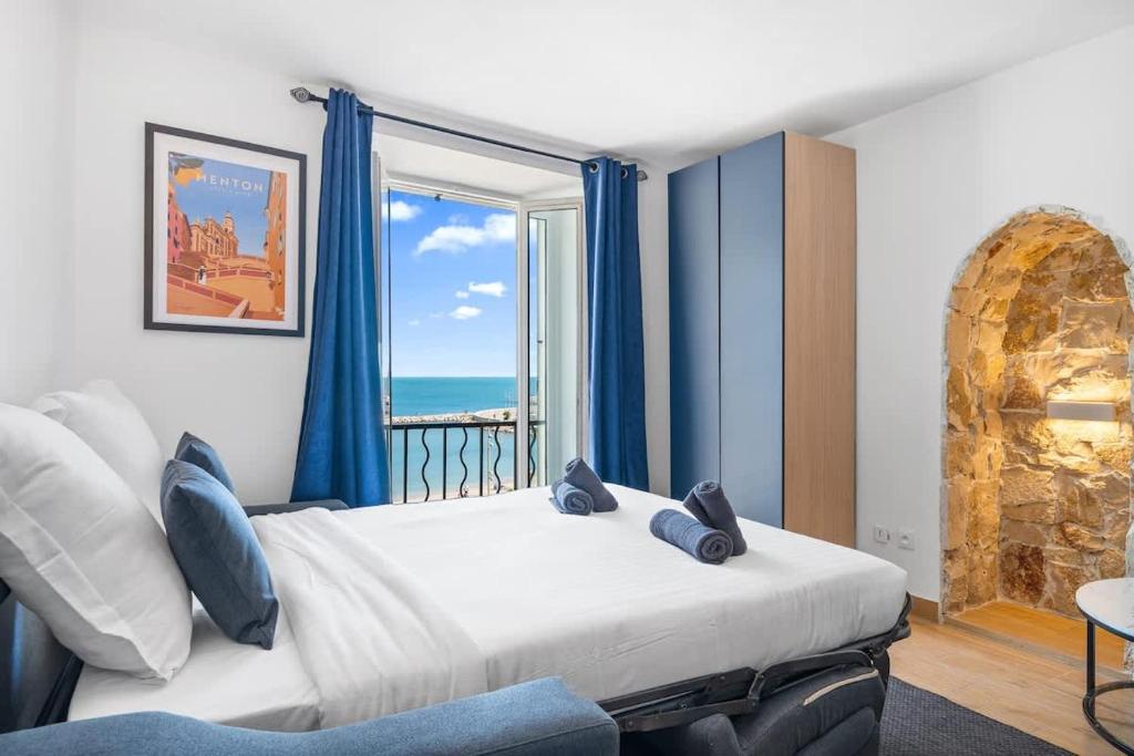 Les Sablettes - Cosy studio vue mer, vieux Menton - 2
