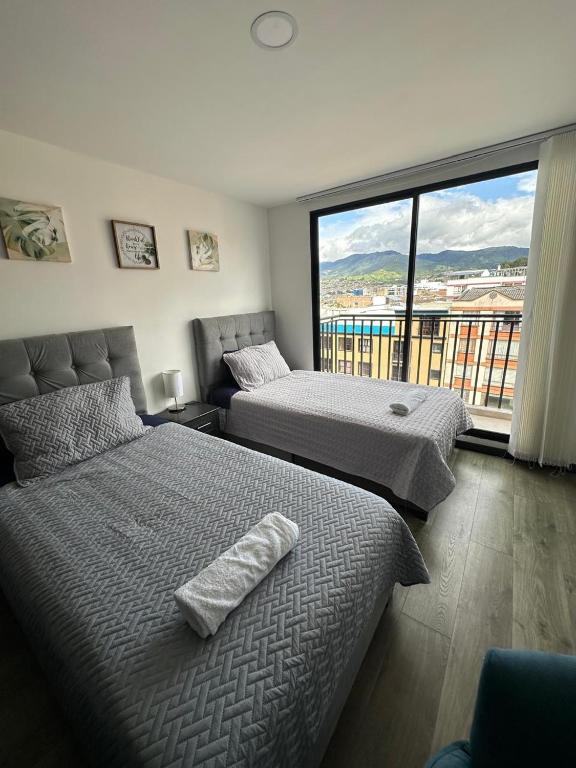 hermoso apto con balcon en Unicentro wifi cocina parqueadero - 2