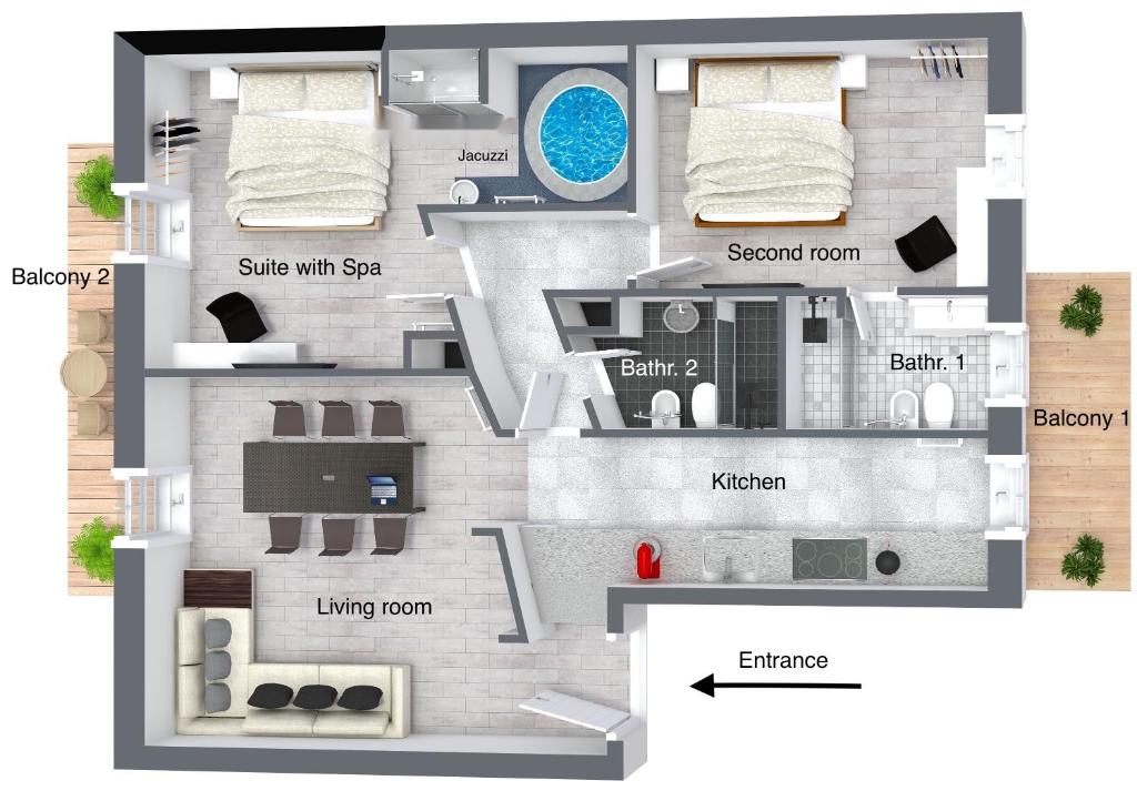 Luxury Wellness SPA Apartment with Jacuzzi & free parking - 5