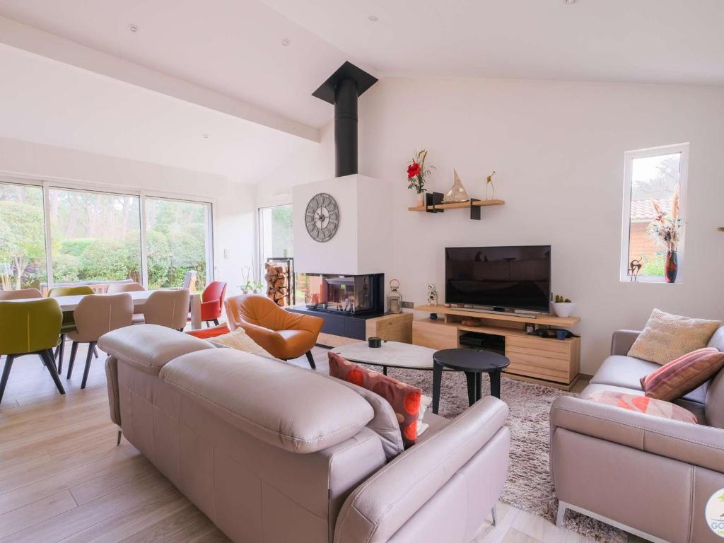 Maison de charme à Biscarrosse Plage, 8 pers, proche océan, jardin spacieux, terrasse, annexe. - FR-1-877-40 - 1