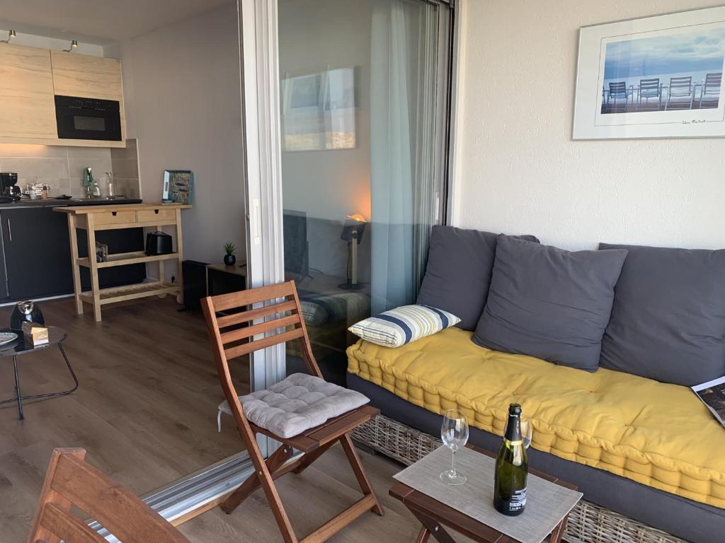 Studio Climatisé 2/3 pers avec Parking à Gruissan - FR-1-796-97 - 4