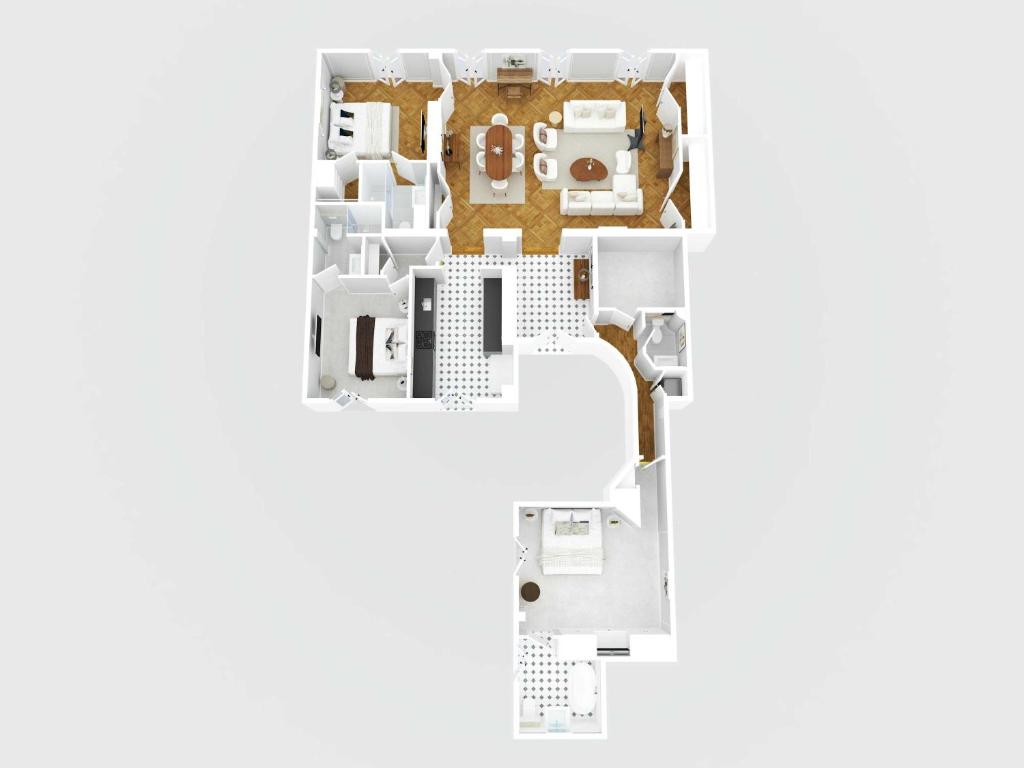 Arc de Triomphe Luxury 3 Bed 3,5 Bath - 1