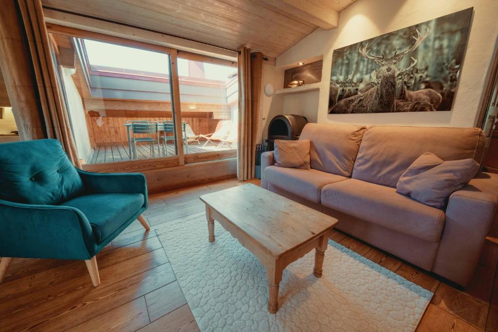Appartement 71m2 près de Megève, à 200m télécabine la Princesse, local à ski, 2 chambres, parking couvert - 3