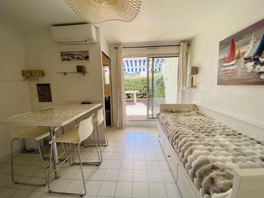 Studio cabine calme, plage à 4 pers. - FR-1-874-91 - 3