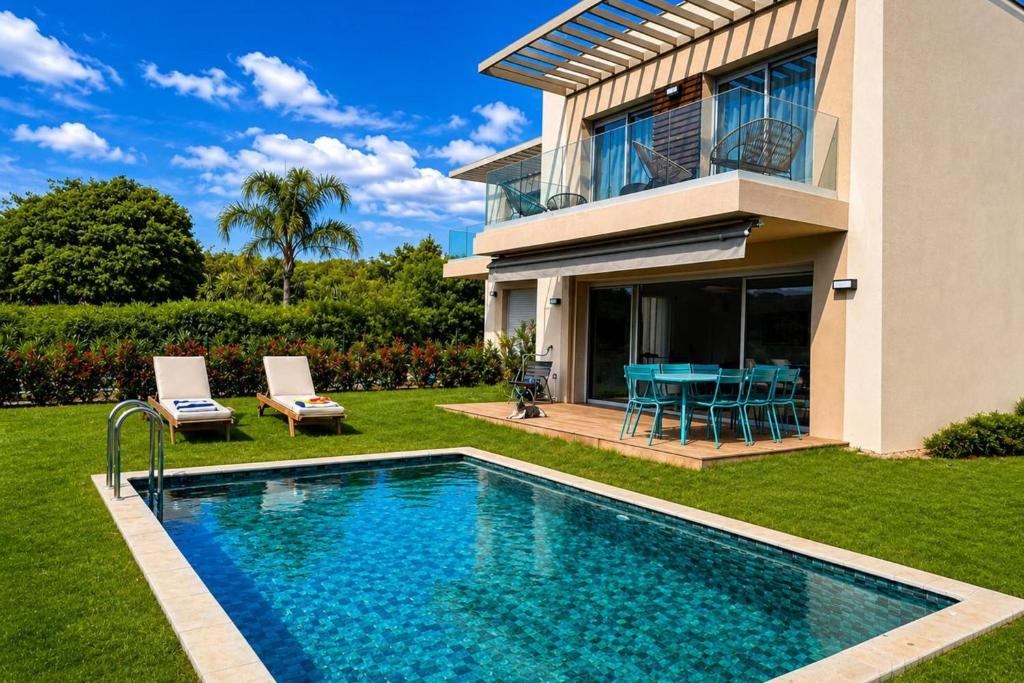 Villa contemporaine de standing Antibes 3 Chbres - 6 Pers - PiscineParking - 2